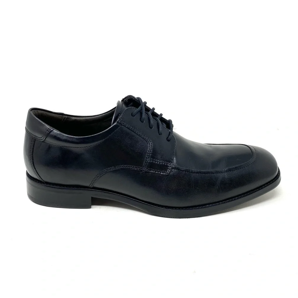 JOHNSTON & MURPHY FELDON MOC TOE Black Calfskin Leather